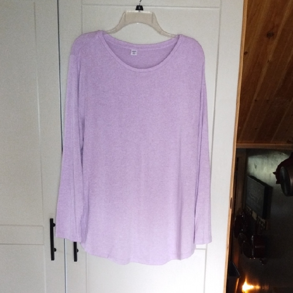 Old Navy Lavender Long-Sleeve Lightweight Sweater